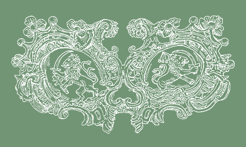 A Esküvő a Balogh–Esterházy-kastély címere